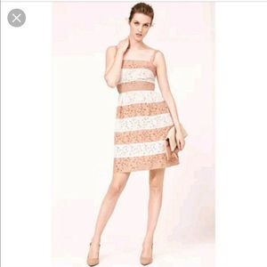 🎉 HP 🎉 Loft Striped Eyelet Dress